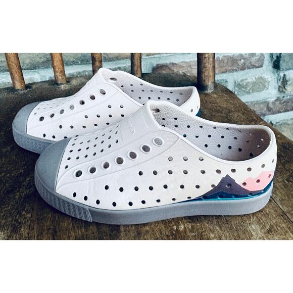 Girls' Native Jefferson Block - Dust Pink, Size 10 - Picture 3 of 5